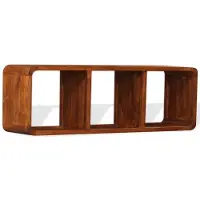 Syfax Tv-meubel 120x30x40 cm massief hout met honingafwerking