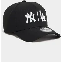 New Era MLB NY & LA 9FORTY A-Frame Cap - Zwart- Dames, Zwart