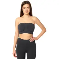 Merry Style Dames Pads Bandeau Top – Grafiet – S/M - MS-HS-06-161