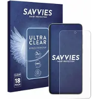 Savvies - Screenprotector voor Samsung Galaxy F56 - Folie Beschermfolie transparant 18 Stuks