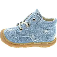 Ricosta Pepino kinderschoenen, veterschoenen, blauw, synthetisch materiaal. Maat: 25
