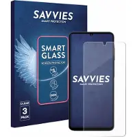 Savvies 3 Stuks Screenprotector - geschikt voor Samsung Galaxy M07 - beschermfolie glas transparant