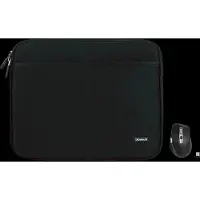 BlueBuilt Laptophoes breedte 37 cm 15-16 inch S Zwart + Maximus Muis