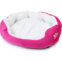 Mc star 50x40 cm kattenmand, kussens voor katten, kattenbank, kattenkorf, deken voor katten, hondenmand, kattenmand, korf voor honden en katten, rood, 50 cm, 40 cm