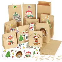 Sonstiges Adventskalender om zelf te vullen. Inclusief 24 zakjes, kerstdiertjes en stickers