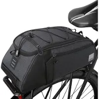 Sonstiges Fietszak, zadeltas, bagagezak, 8 liter, rugzak, zwart