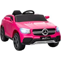AIYAPLAY Elektrische kinderauto Kunststof, Metaal 105L x 68B x 50H cm Roze