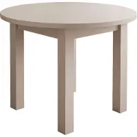 Lookway Eettafel van massief hout, model OLEA KASHMIR, diameter 100 cm