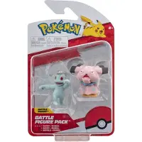 Pokémon Battle Figure Pack Machop Snubbull - 5 cm groot - Spaar ze allemaal