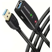 Axagon ADR-305 USB-kabel USB 3.2 Gen1 USB-A bus, USB-A stekker 5 m Actief met signaalversterking