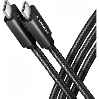 Axagon BUCM32-CM05AB USB-C-kabel USB 3.2 Gen2x2 USB-C stekker 0.5 m Zwart