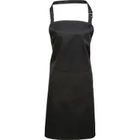 Premier Colours Collection Bib Apron With Pocket | Maat: Één maat