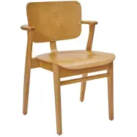 Artek Domus Stoel Honinggekleurd En - Stoelen Berk Honey-stained birch - 28101303