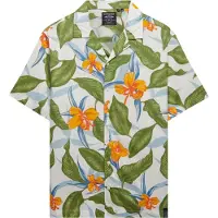 Superdry Overhemd lichtblauw / groen / oranje / wit