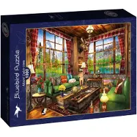 Blue Bird Mount Cabin View Puzzel 1000 stukjes