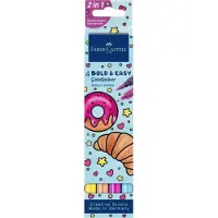 Faber-Castell sketchmarkers - Bold&Easy II Goldfaber - World of Food - set 4 stuks - FC-164817