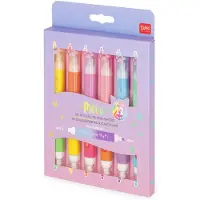 Legami Pack de 6 surligneurs à double embout Kitty