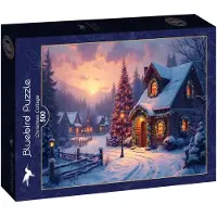 Bluebird Puzzle Christmas Cottage Puzzel 500 stukjes