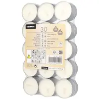 Starpak 20x 30 Theelichten Ø 37 mm · 16 mm wit
