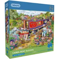 Gibsons Janice Daughters- Canal Boat Blooms Puzzel (500XL stukjes)