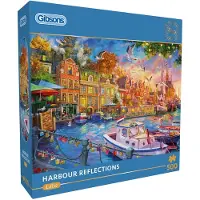 Gibsons Liliia Artbeat - Harbour Reflections Puzzel (500 stukjes)