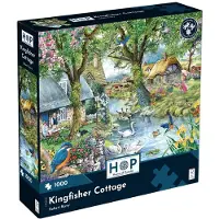 The House of Puzzles Kingfisher Cottage Puzzel 1000 Stukjes