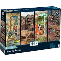 The House of Puzzles Time to Potter Puzzel 4x 500 Stukjes