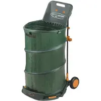 Bradas Mobiele bladzuiger multibin, opvouwbaar, 160 liter