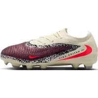 Nike Phantom 6 Low Pro Gras / Kunstgras Voetbalschoenen (MG) Kids Gebroken Wit Bordeauxrood Rood