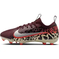 Nike Zoom Mercurial Vapor 16 Academy Gras / Kunstgras Voetbalschoenen (MG) Kids Bordeauxrood Zilver Oranje