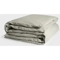 Yumeko Dekbedovertrek Gewassen Linnen 240x220 Groen - Eco, Bio & Fairtrade