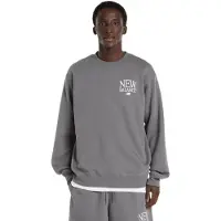 New Balance Shirt 'Reimagined Fleece Crew' grijs / lichtgrijs