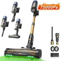 Proscenic P15 draadloze steelstofzuiger - 70 min gebruiksduur - 75 kPa zuigkracht - 650 W - Kan rechtop staan ​​- Lichtgewicht - Greeneye-technologie