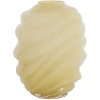 Light & Living Vaas - BIOTU - Glas - Crème - Ø23,5x30,5 cm - Light&Living