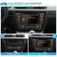 Junsun Wince Autoradio met CD DVD AUX - Geschikt Voor BMW E90 E91 E92 E93 Accessoires, 7-inch Touchscreen, Bluetooth, GPS-navigatiesysteem, RDS, FM, Stuurwielbediening, DSP, Plug & Play