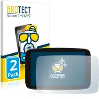 BROTECT - Screenprotector voor TomTom GO Camper Max - Folie Beschermfolie matte 2 Stuks