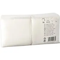 Starpak Servetten wit, 32x32 cm, 1 - laags, 500 stuks