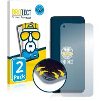 BROTECT - Screenprotector voor OnePlus Nord N100 - Folie Beschermfolie transparant volledig dekking - 2 Stuks