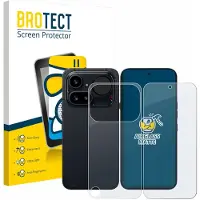 BROTECT - Screenprotector voor Nothing Phone (4a) Pro (Voor+Achter) - Folie Beschermfolie Beschermglas matte