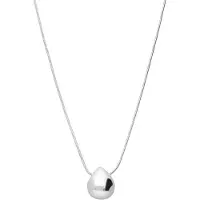 Lucardi Ketting 'Modernes Basic' zilver