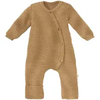 Disana - Kid's Strick-Overall - Overall 50/56, beige