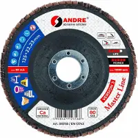 Andre Master Line - Lamellenschijf - 125mm - P80 - Verkrijgbaar in Wersja III