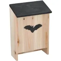 Kinzo Vleermuiskast – Vleermuizenkast voor Buiten – Vleermuis Kast als Schuilplaats – Vleermuis Huis met Aanbevolen Montagehoogte – 33 x 22 x 12 cm