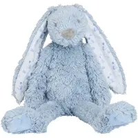 Happy horse Graphic Konijn Richie Knuffel 38 cm - Vergrijsd Blauw - Baby knuffel