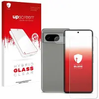 Upscreen - Screenprotector voor Google Pixel 8 (Voor+Camera) - Folie Beschermfolie Beschermglas transparant