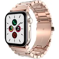 Just in Case Primesteel Strap Apple Watch 44-49mm Horlogebandje Rose Goud