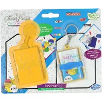 Hasbro spel sleutelhanger Trivial Pursuit mini - reisspel voor kinderen.
