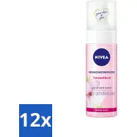 Nivea - Reinigingsmousse - Essentials Verzachtend - Voor droge & gevoelige huid - Met Amandelolie & Hydramine - 150 ml - Voordeelverpakking - 12 stuks