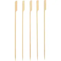 Papstar 10x 250 Fingerfood spiesjes pure 25 cm Golf