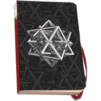 Bekking & Blitz - Notitieboek A6 - Luxe uitvoering - 2-zijdig gelinieerd - Opbergvak achterin - Elastieken band als sluiting - Kunst - Grafische kunst - Zachte kaft – Sterren – M.C. Escher